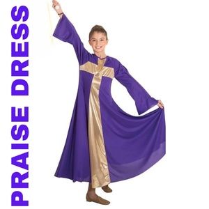 Danzcue Praise Dance Cross Long Dress